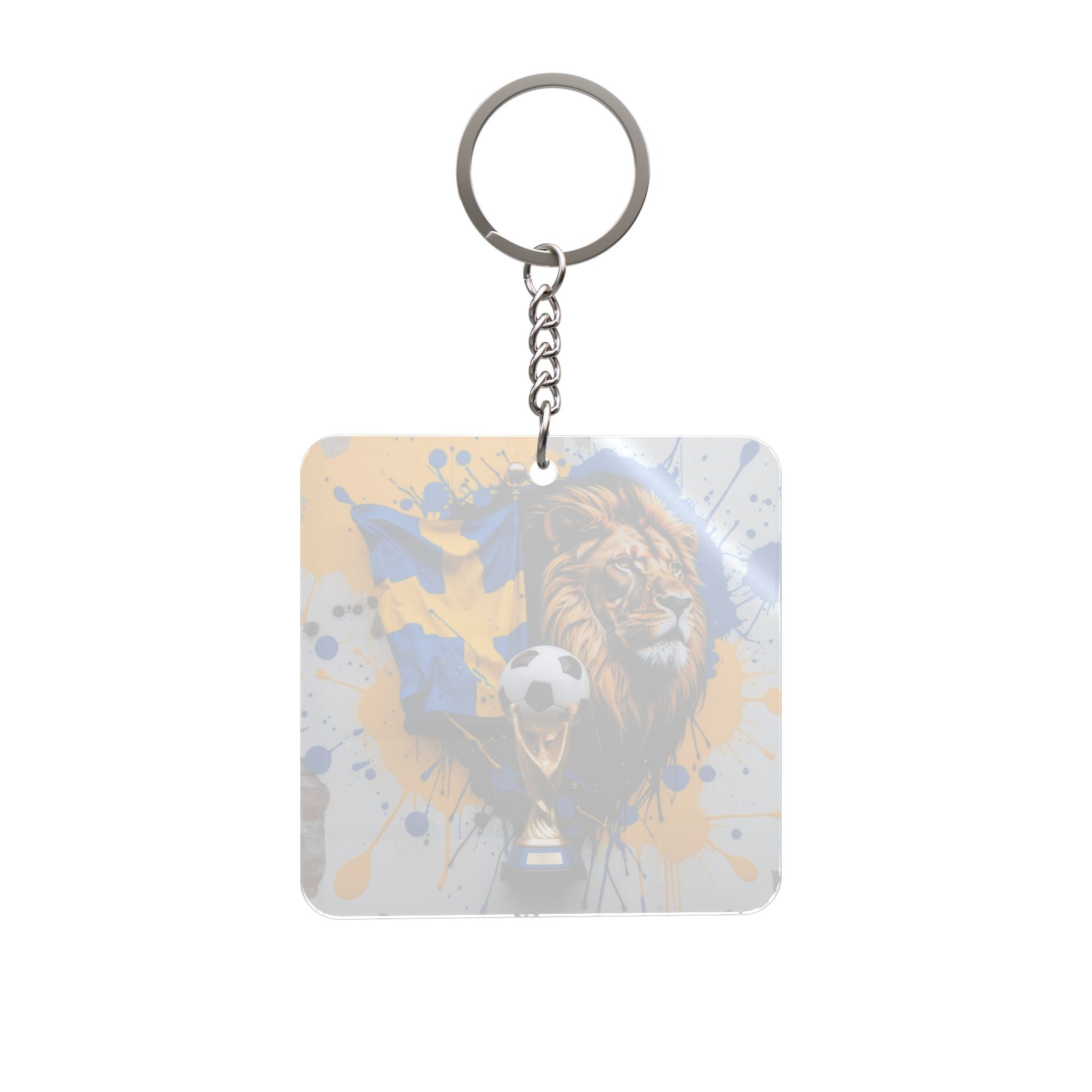 World Cup 2026 Sweden Keychain Football Fan Gift Soccer Key Ring
