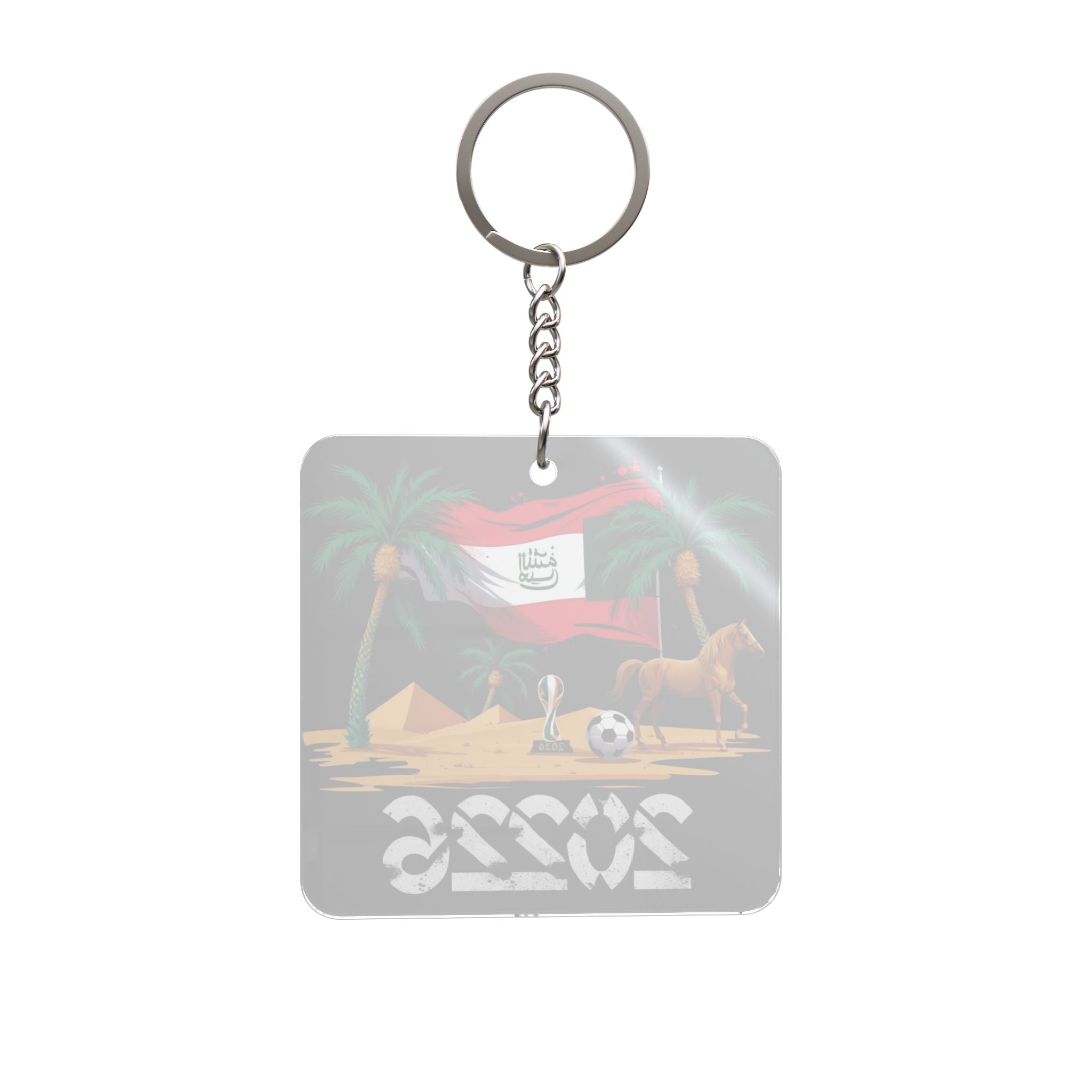 World Cup 2026 Saudi Arabia Keychain Football Fan Gift Soccer Key Ring