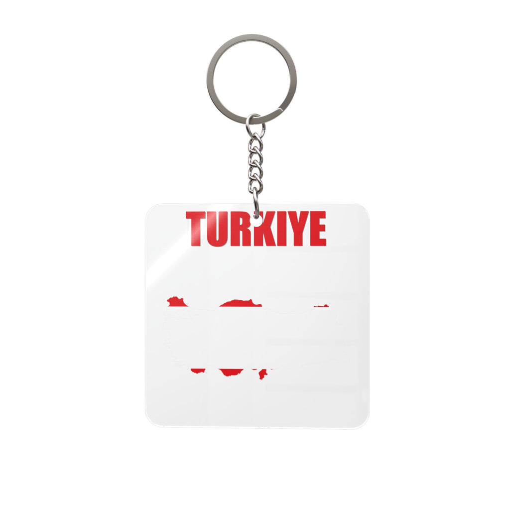World Cup 2026 Turkiye Keychain EUROPE/ASIA Football Fan Gift