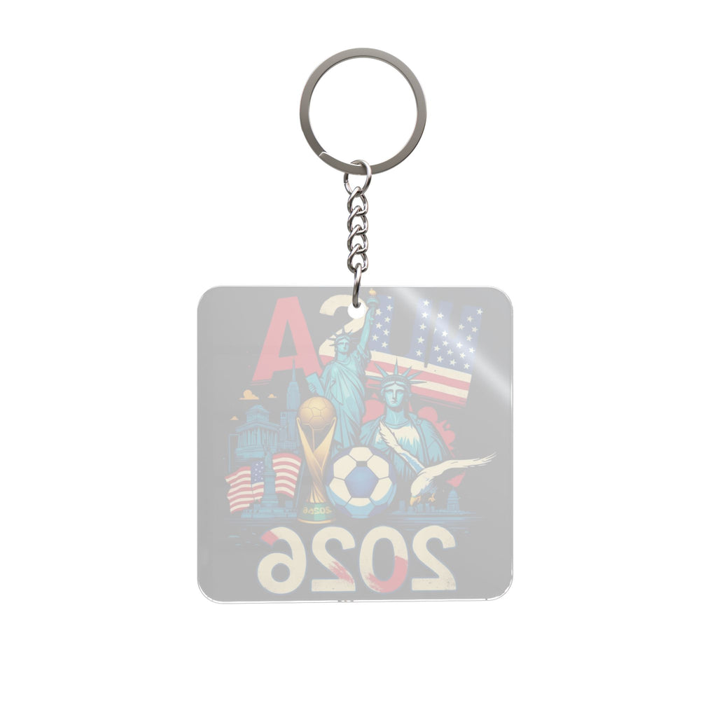 World Cup 2026 United States Keychain Football Fan Gift Soccer Key Ring