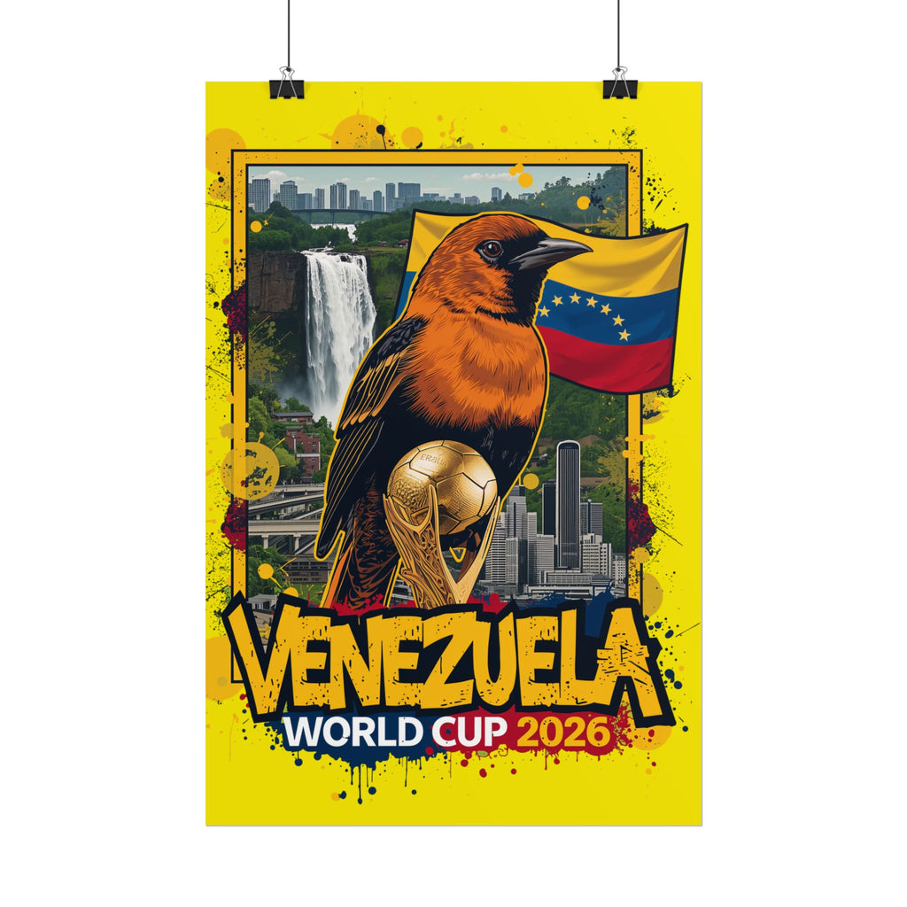 Venezuela World Cup 2026 Poster — Football/Selección Fan Art