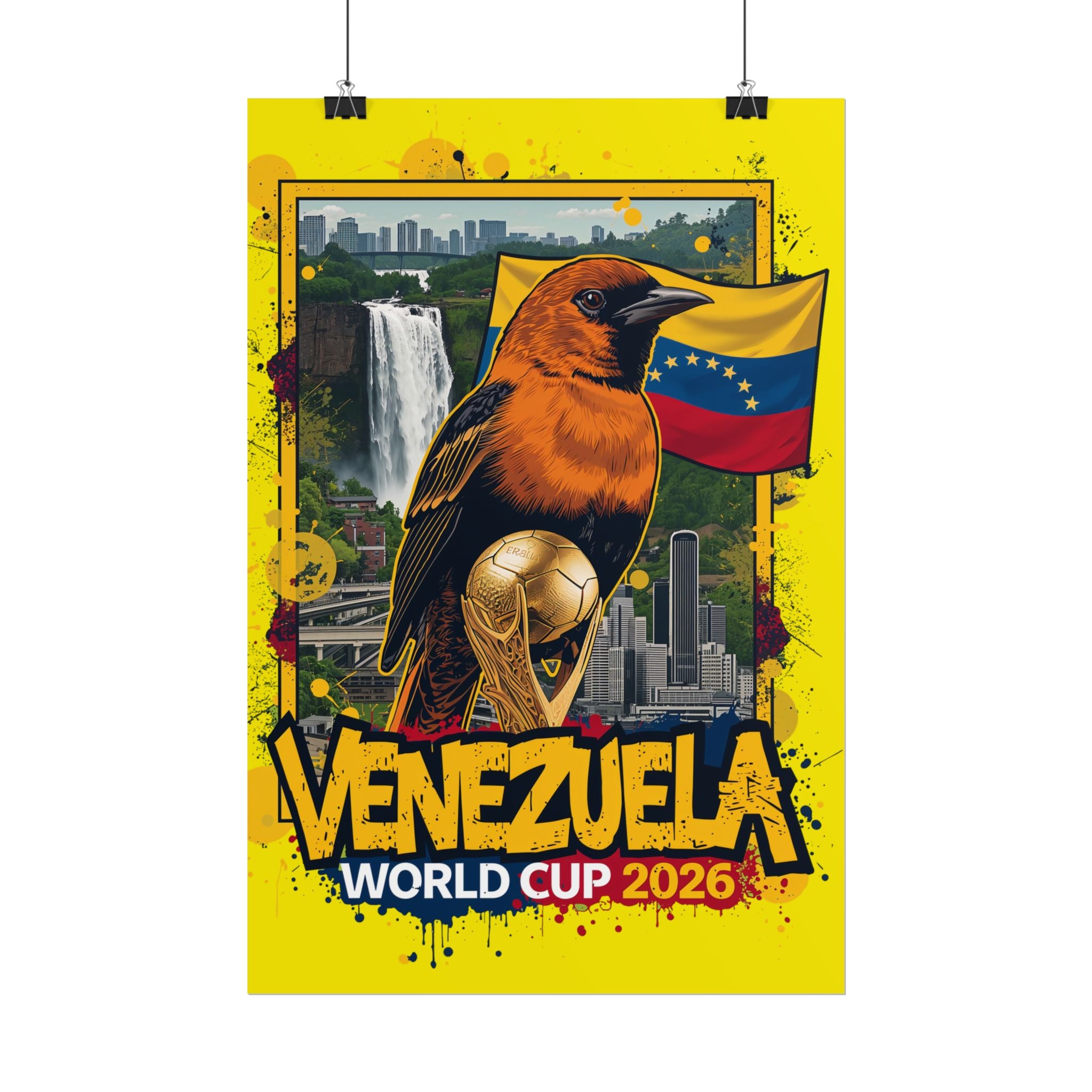 Venezuela World Cup 2026 Poster — Football/Selección Fan Art