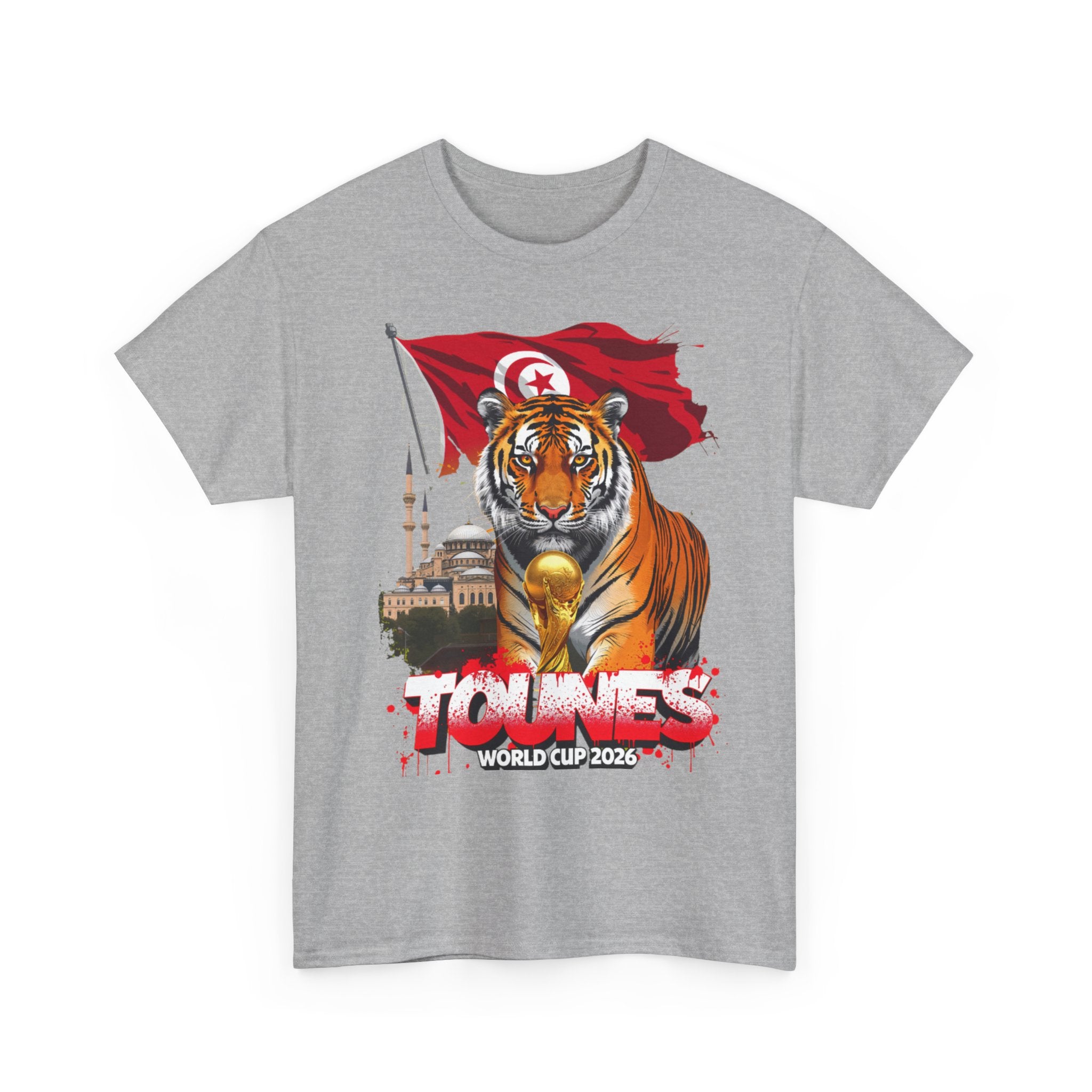 Tunisia 2026 FIFA World Cup T-Shirt | Carthage Eagles Fan Gift | Tunisie Football Tee | Unisex Graphic Tee