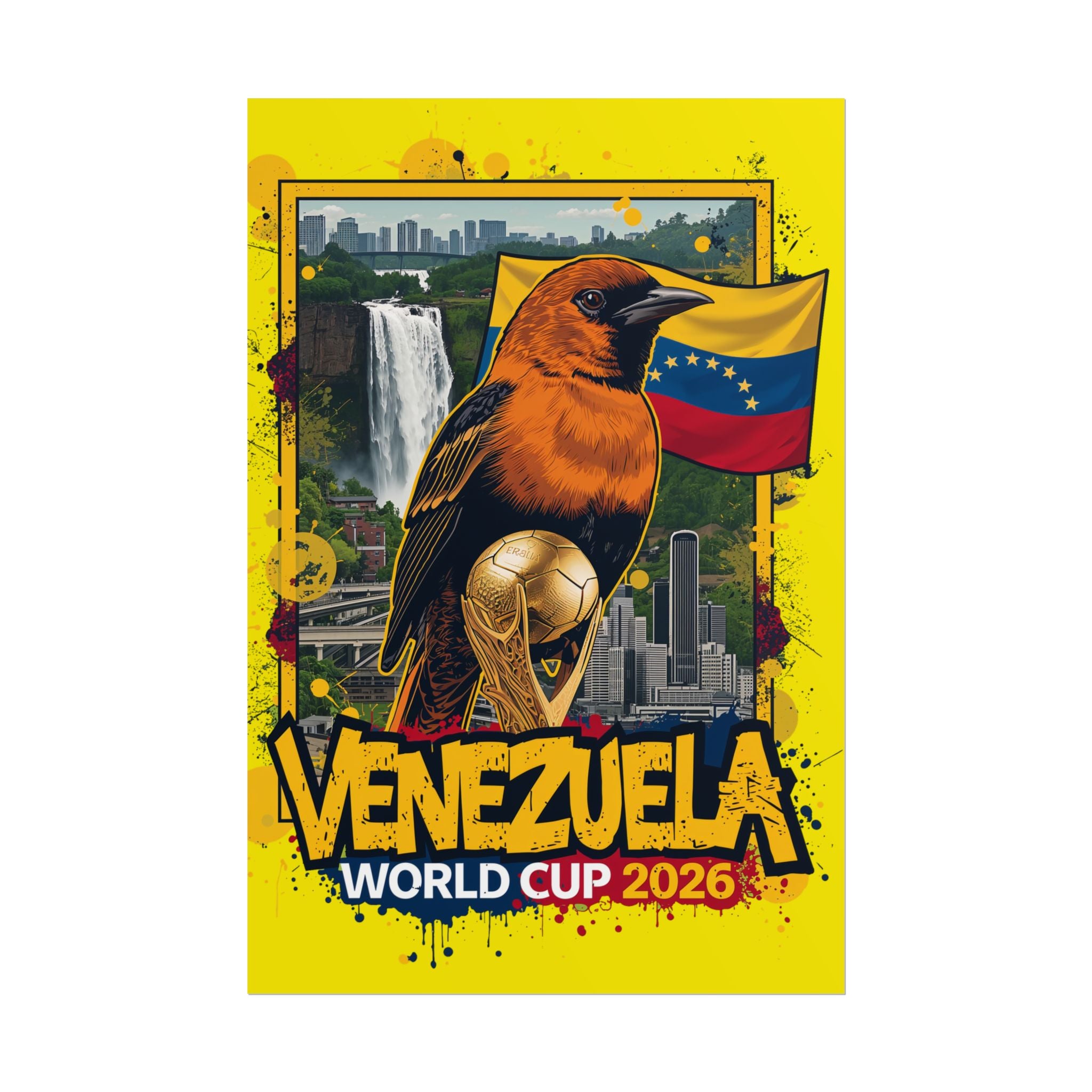 Venezuela World Cup 2026 Poster — Football/Selección Fan Art