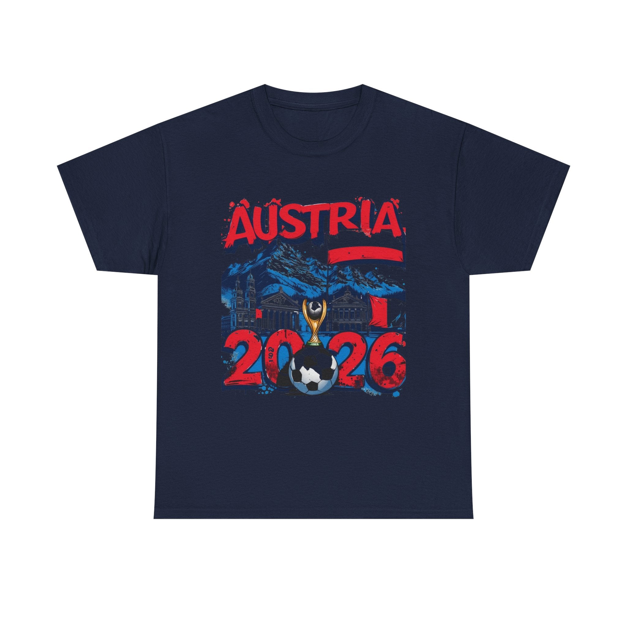 Austria 2026 FIFA World Cup T-Shirt | Das Team Fan Gift | Austrian Soccer Tee | Unisex