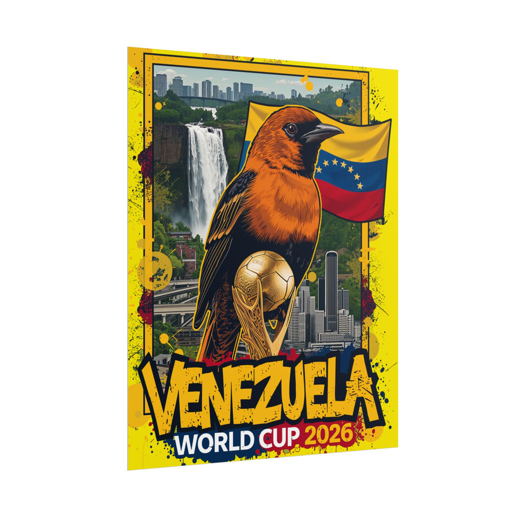 Venezuela World Cup 2026 Poster — Football/Selección Fan Art