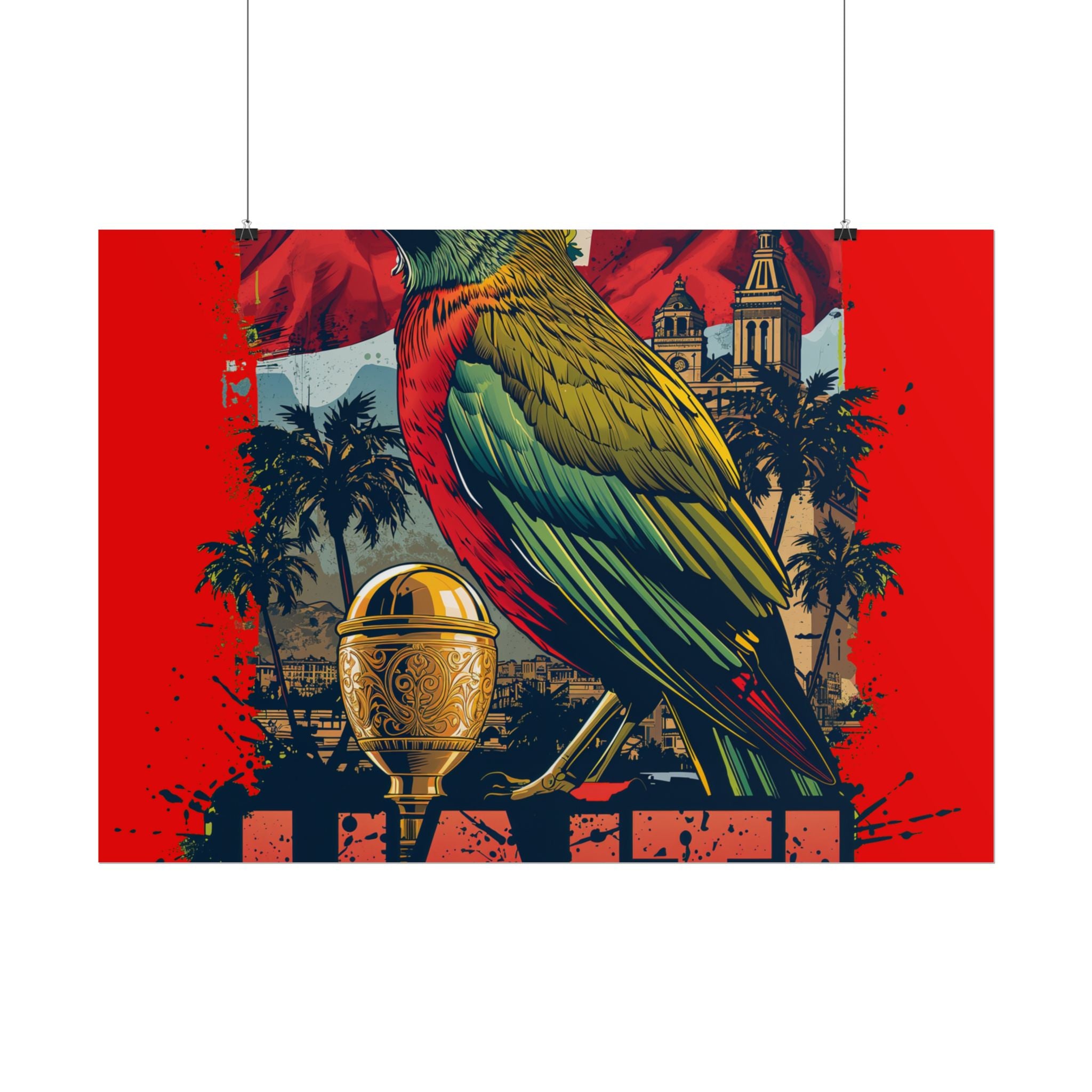 Haiti Soccer Poster 2026 World Cup Les Grenadiers Wall Art Football Print