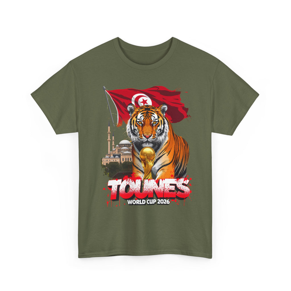 Tunisia 2026 FIFA World Cup T-Shirt | Carthage Eagles Fan Gift | Tunisie Football Tee | Unisex Graphic Tee