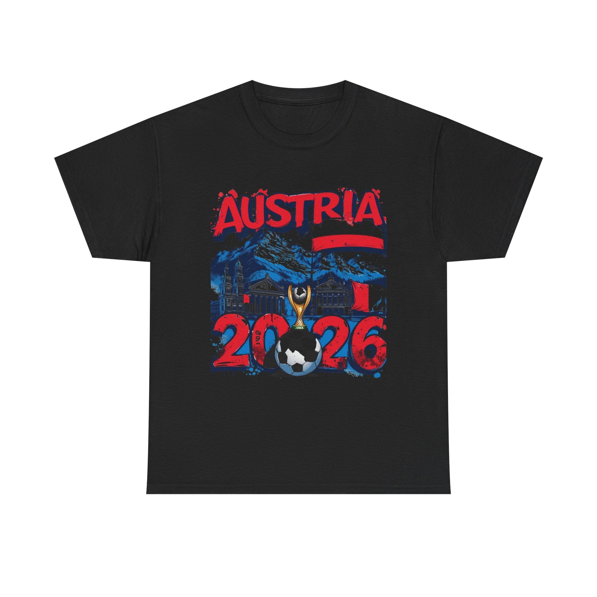 Austria 2026 FIFA World Cup T-Shirt | Das Team Fan Gift | Austrian Soccer Tee | Unisex