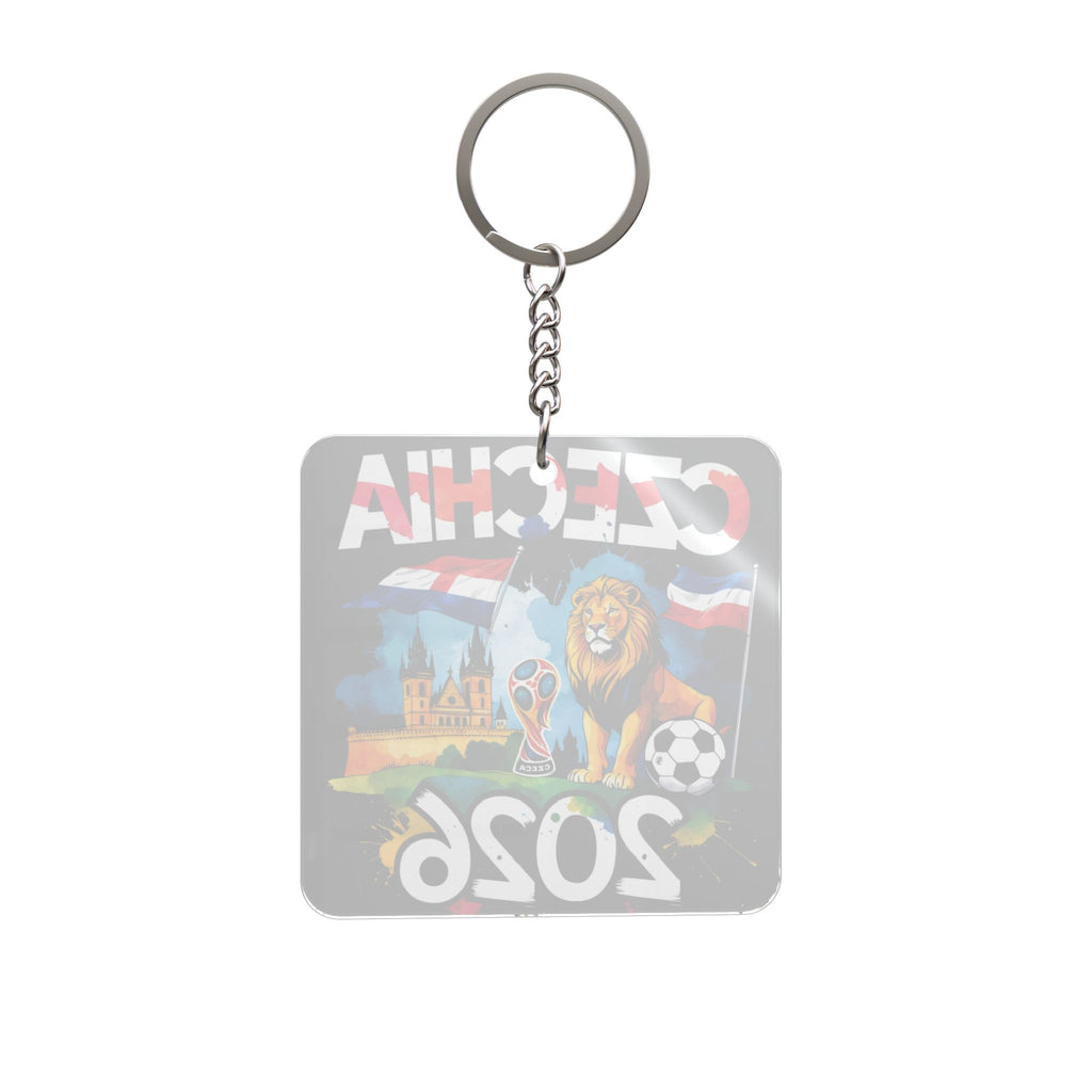 World Cup 2026 Czechia Keychain Football Fan Gift Soccer Key Ring