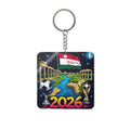 World Cup 2026 Iraq Keychain Football Fan Gift Soccer Key Ring