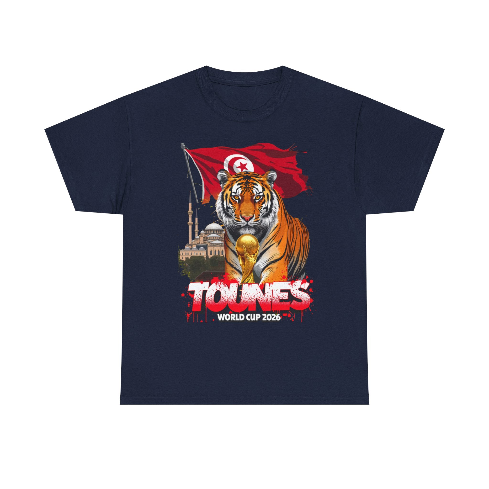 Tunisia 2026 FIFA World Cup T-Shirt | Carthage Eagles Fan Gift | Tunisie Football Tee | Unisex Graphic Tee