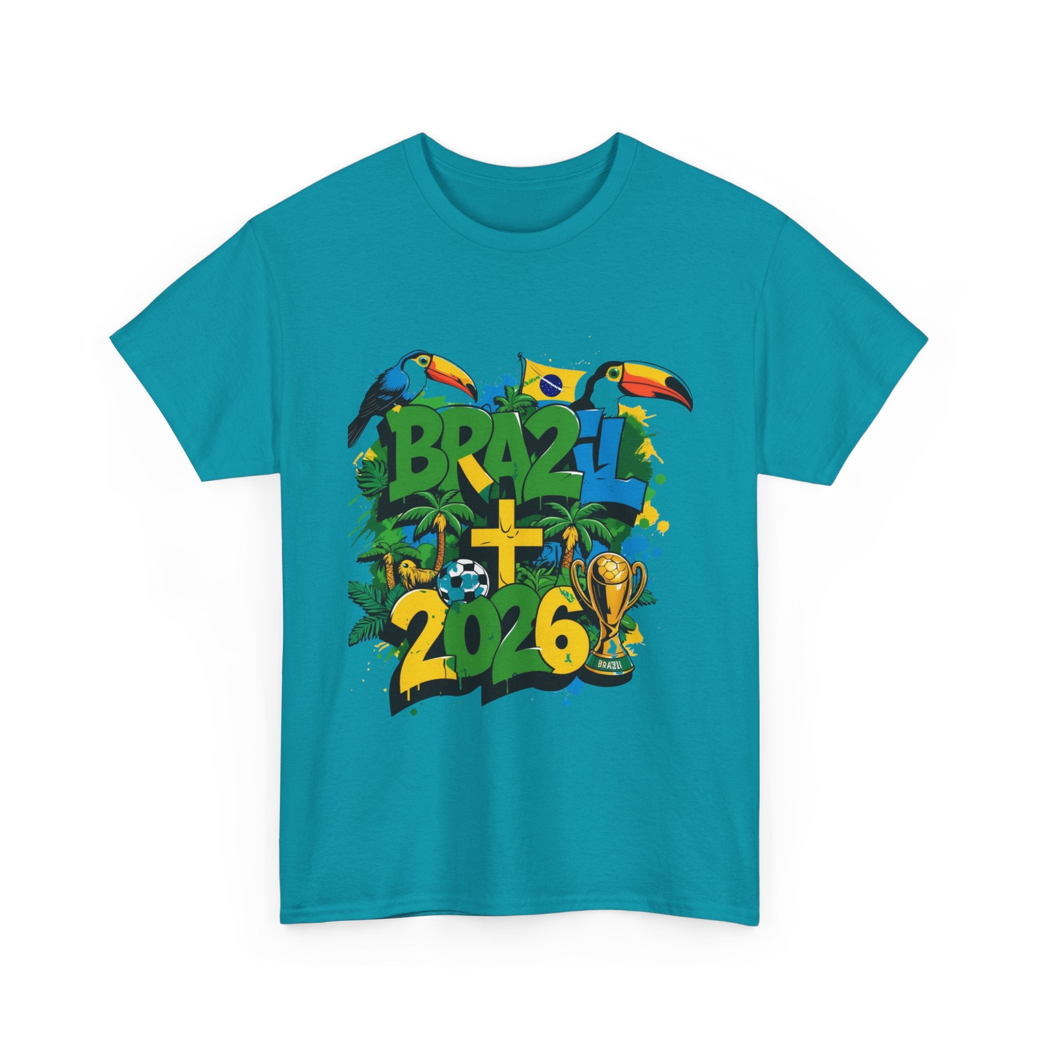 Brazil 2026 Soccer World Cup T-Shirt  Brazil 2026 FIFA World Cup T-Shirt | Brazil Soccer Fan Gift | Football Tee | Unisex