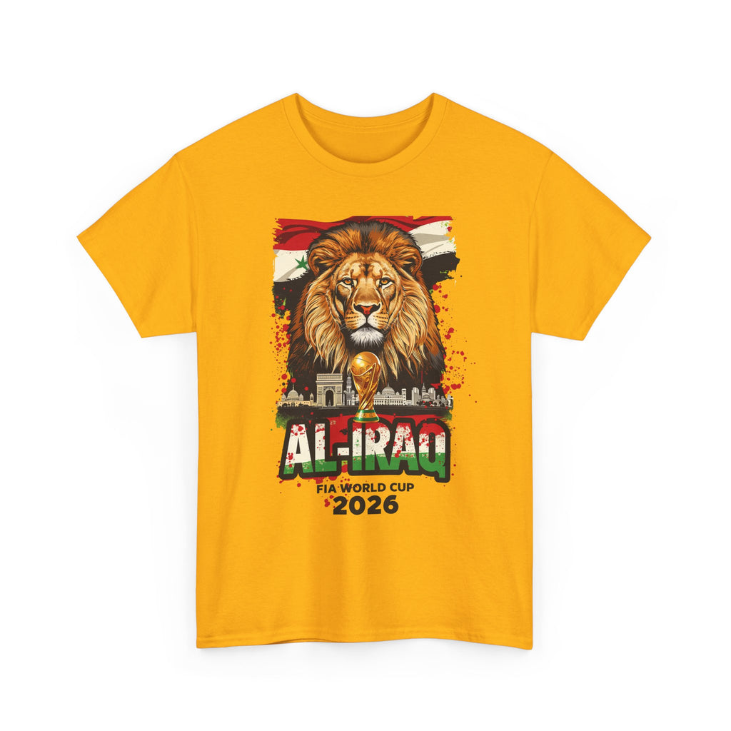 Iraq 2026 FIFA World Cup T-Shirt | Lions of Mesopotamia Fan Gift | Iraq Football Tee | Unisex Graphic Tee