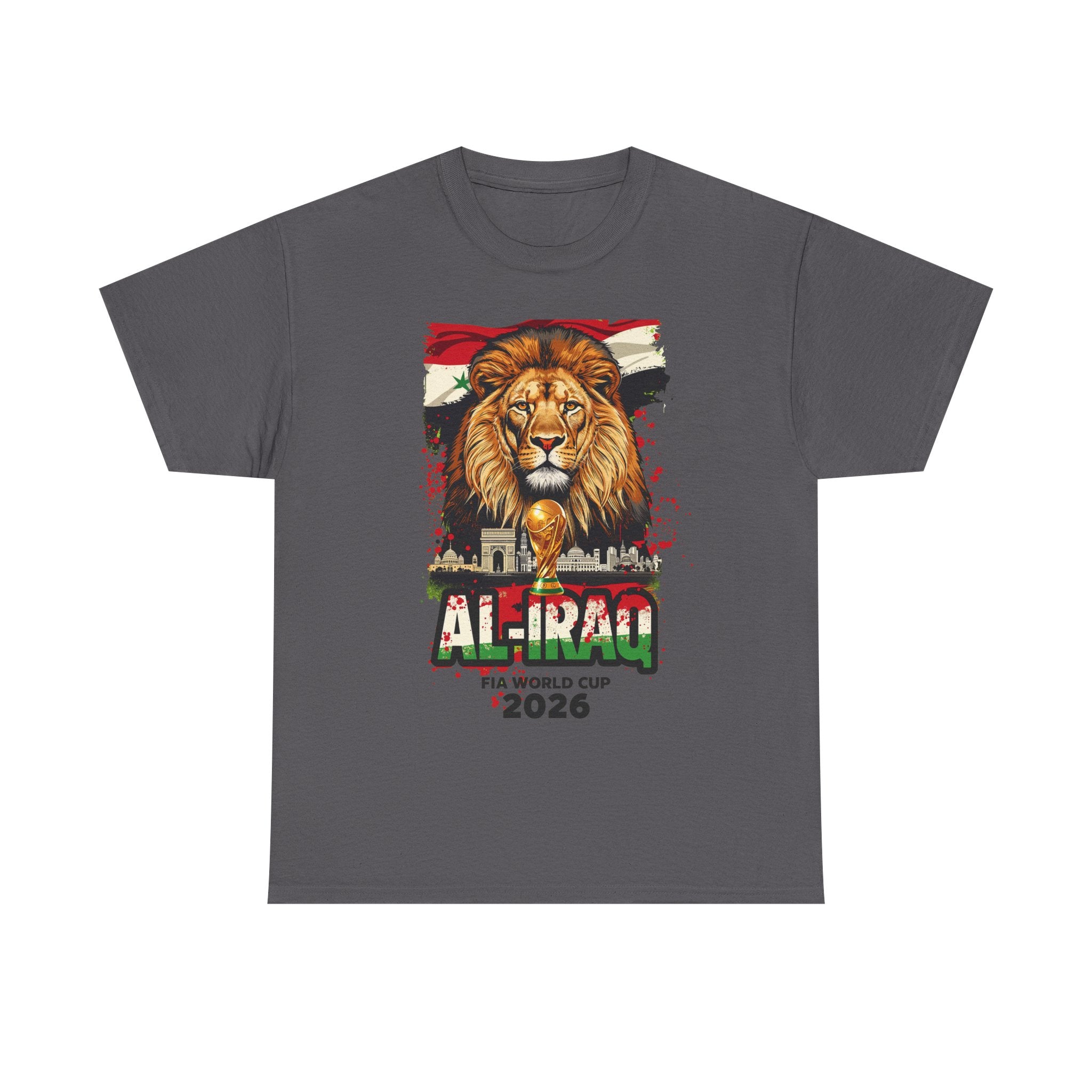 Iraq 2026 FIFA World Cup T-Shirt | Lions of Mesopotamia Fan Gift | Iraq Football Tee | Unisex Graphic Tee