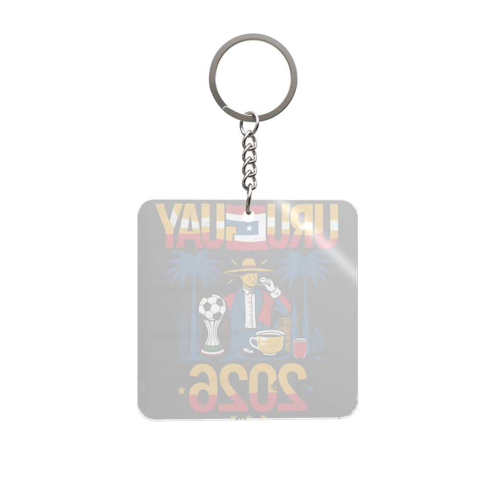 World Cup 2026 Uruguay Keychain Football Fan Gift Soccer Key Ring