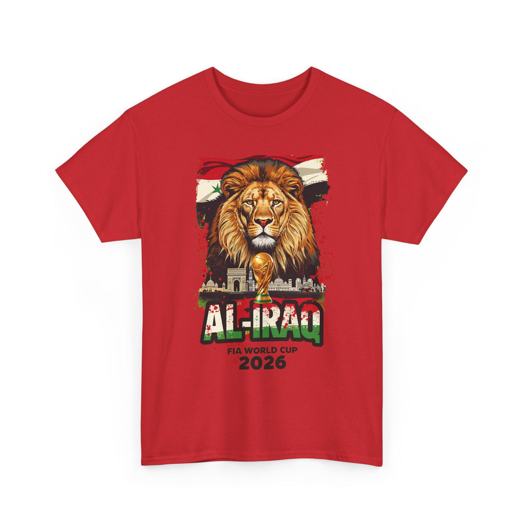 Iraq 2026 FIFA World Cup T-Shirt | Lions of Mesopotamia Fan Gift | Iraq Football Tee | Unisex Graphic Tee
