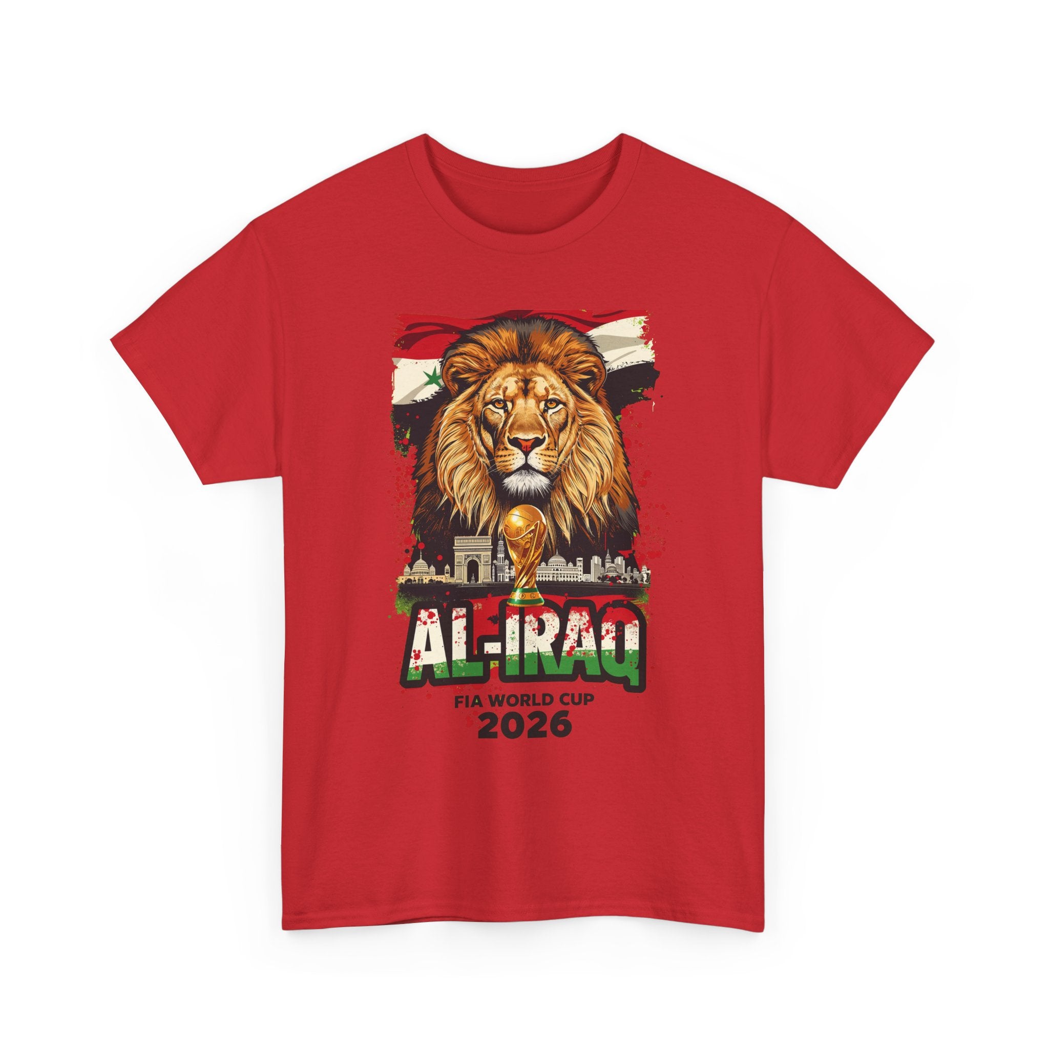 Iraq 2026 FIFA World Cup T-Shirt | Lions of Mesopotamia Fan Gift | Iraq Football Tee | Unisex Graphic Tee