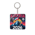 World Cup 2026 Austria Keychain Football Fan Gift Soccer Key Ring