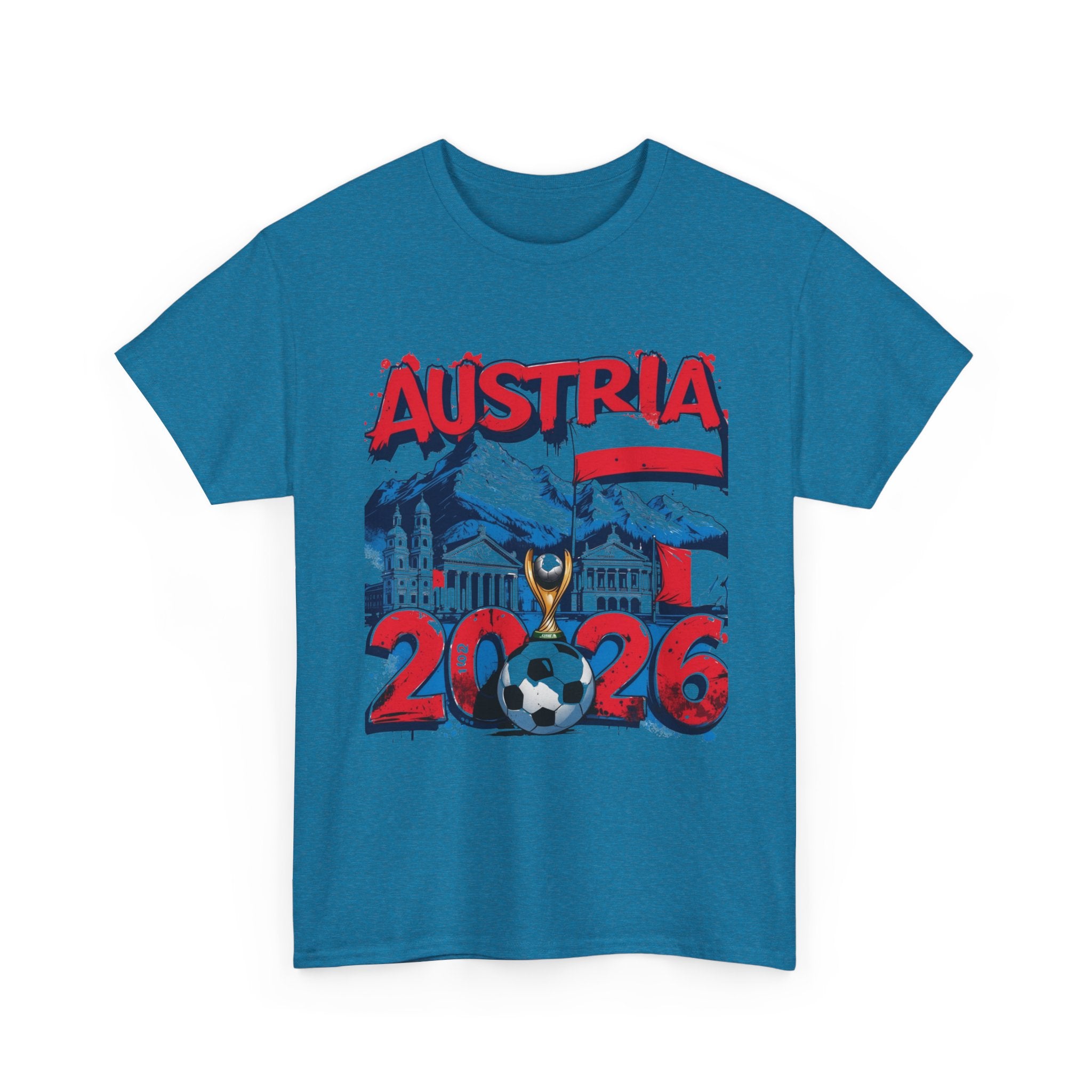 Austria 2026 FIFA World Cup T-Shirt | Das Team Fan Gift | Austrian Soccer Tee | Unisex
