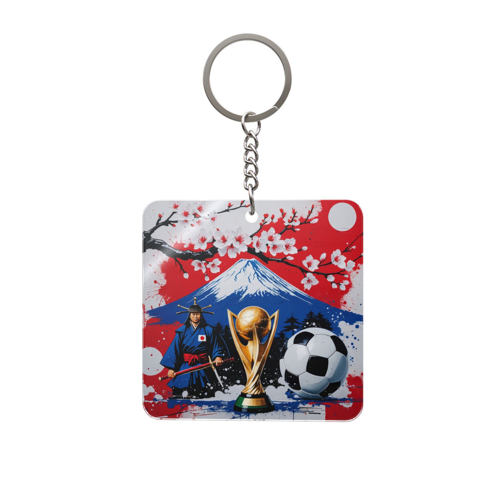 World Cup 2026 Japan Keychain Football Fan Gift Soccer Key Ring