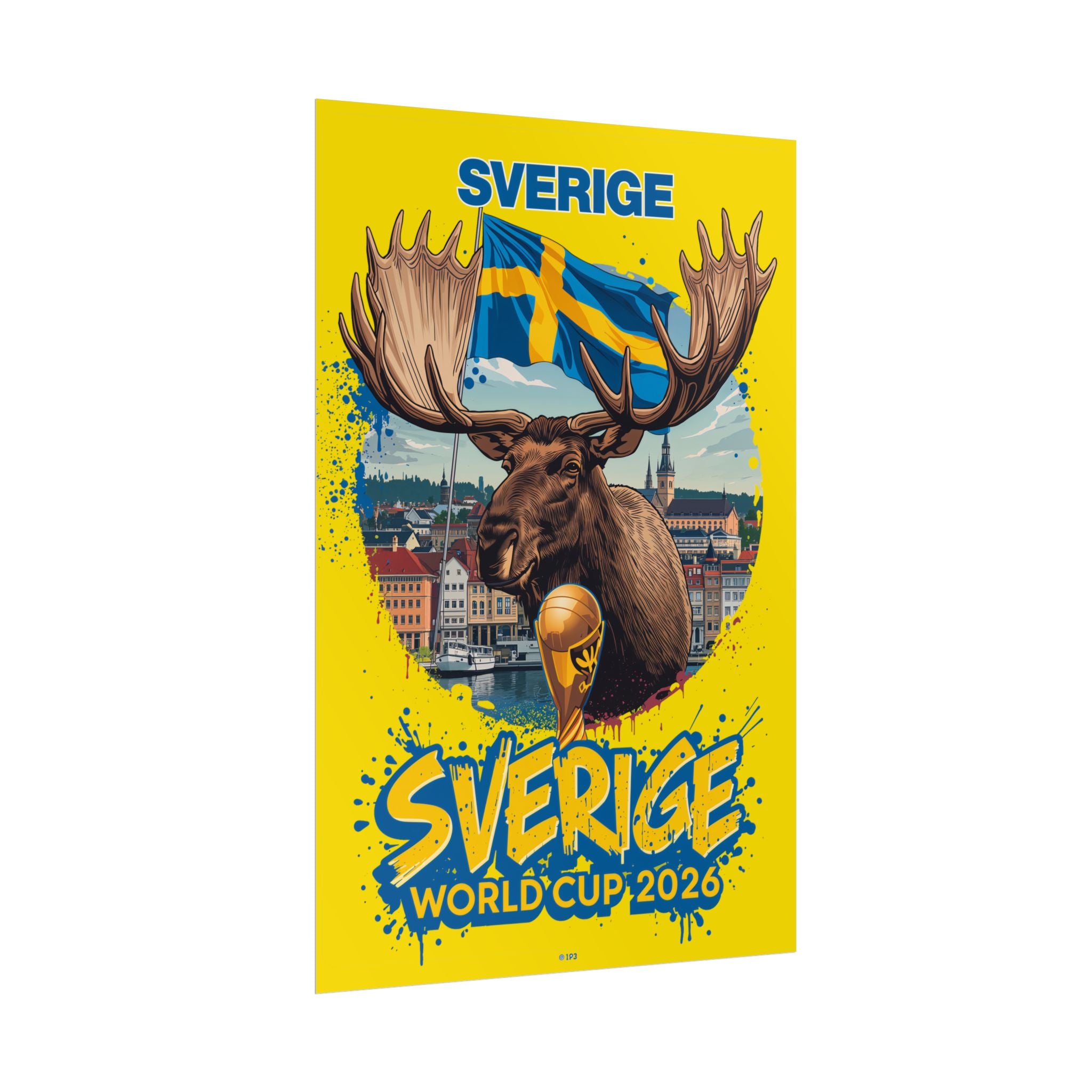 Rolled Poster — Sverige World Cup 2026 Moose Poster