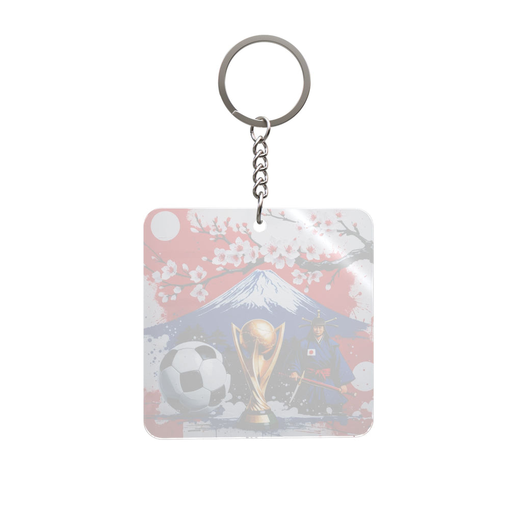 World Cup 2026 Japan Keychain Football Fan Gift Soccer Key Ring