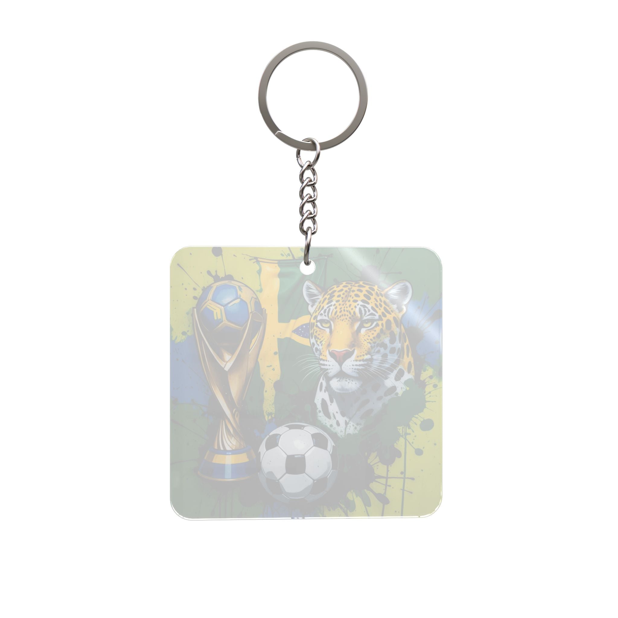 World Cup 2026 Brazil Keychain Football Fan Gift Soccer Key Ring