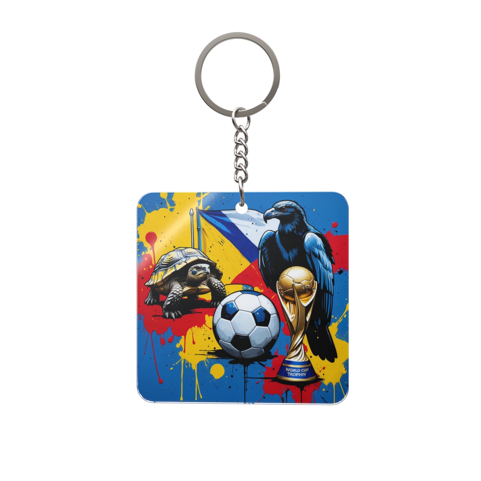 World Cup 2026 Ecuador Keychain Football Fan Gift Soccer Key Ring