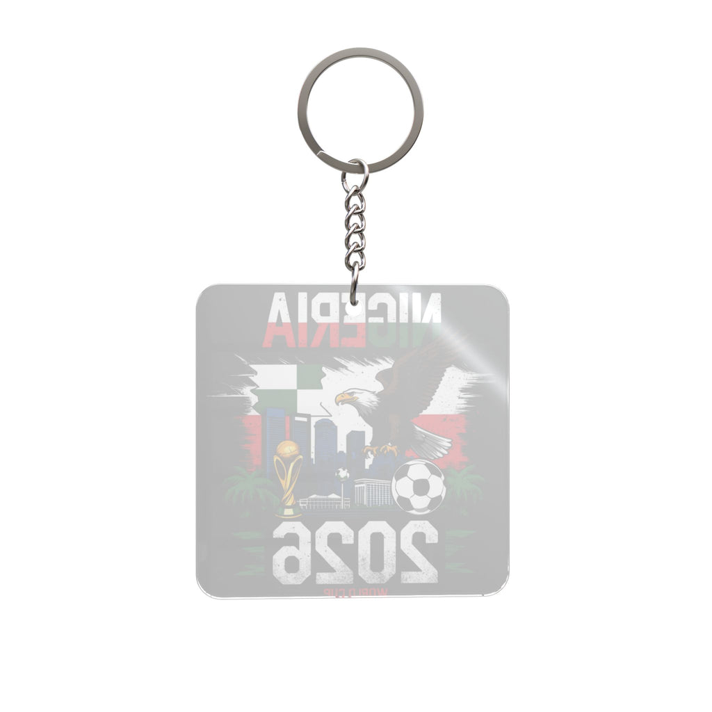 World Cup 2026 Nigeria Keychain Football Fan Gift Soccer Key Ring