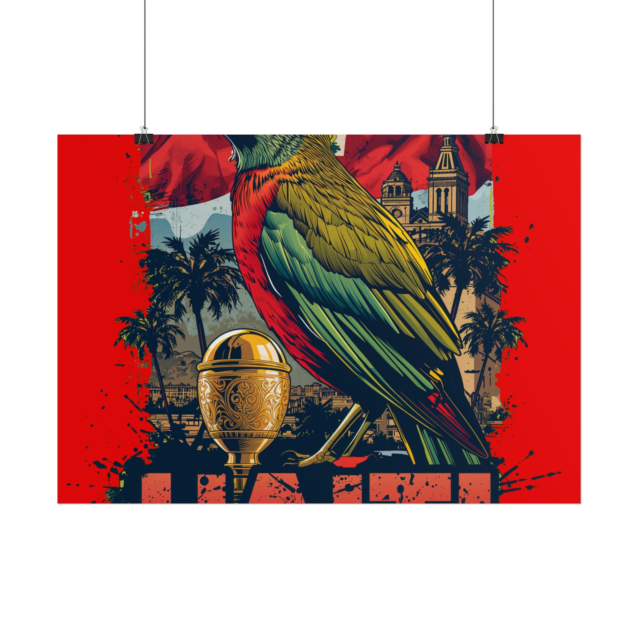 Haiti Soccer Poster 2026 World Cup Les Grenadiers Wall Art Football Print