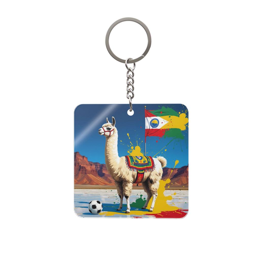 World Cup 2026 Bolivia Keychain Football Fan Gift Soccer Key Ring