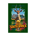 South Africa Sports Poster — Vintage Springbok World Cup Travel Print