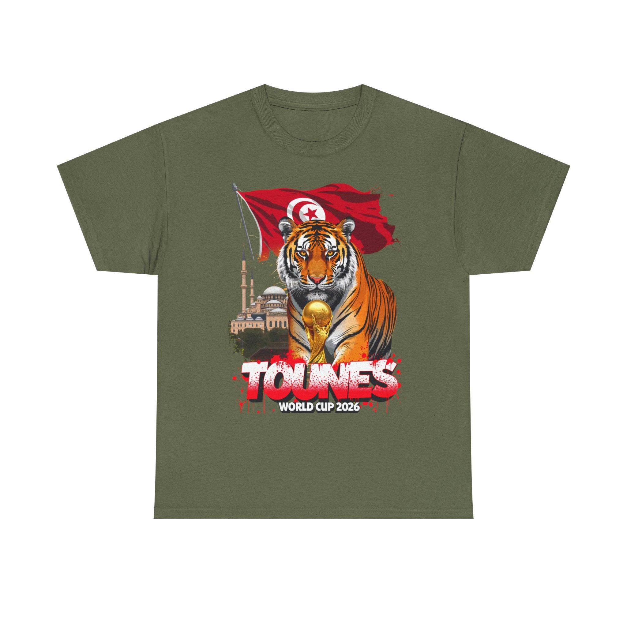 Tunisia 2026 FIFA World Cup T-Shirt | Carthage Eagles Fan Gift | Tunisie Football Tee | Unisex Graphic Tee