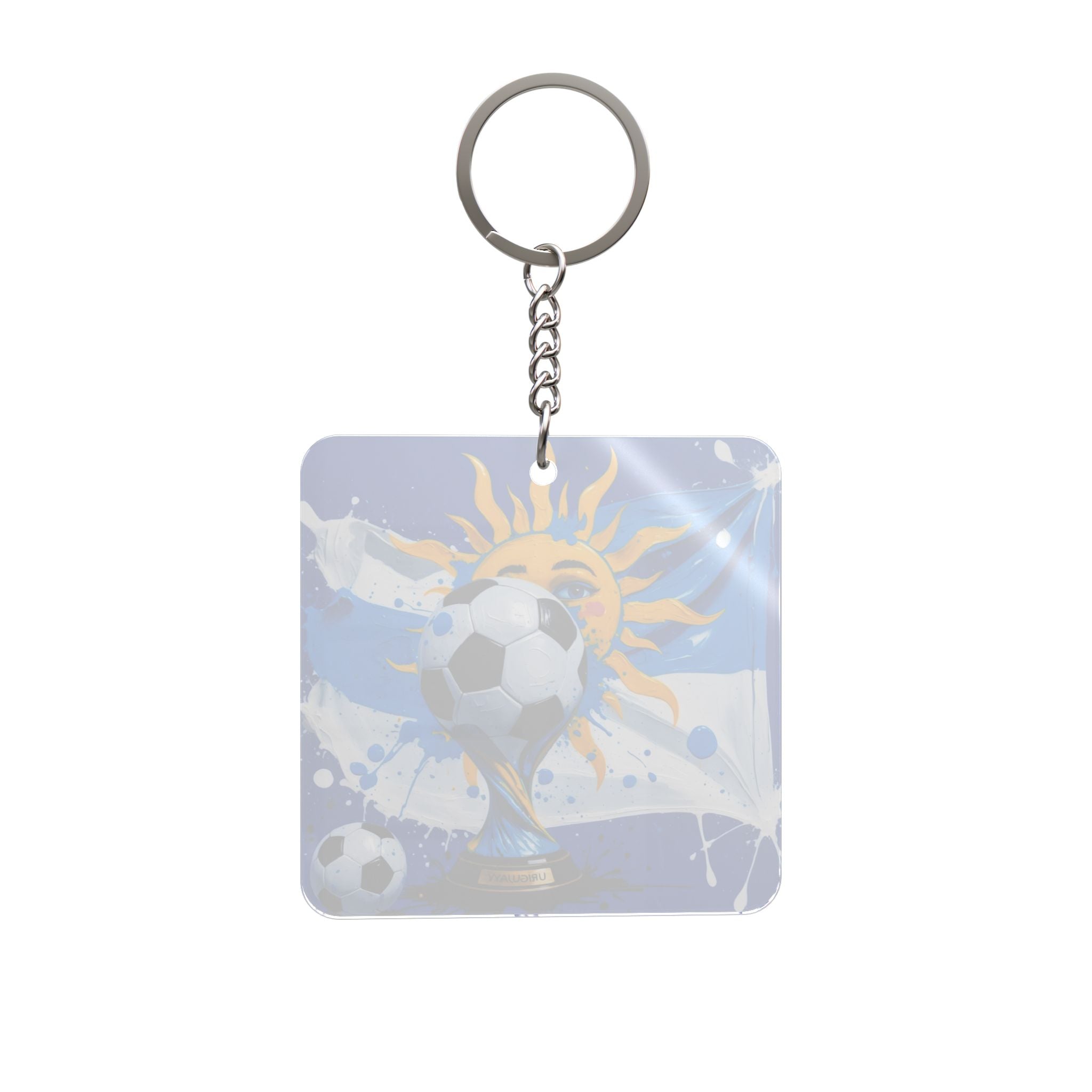 World Cup 2026 Uruguay Keychain Football Fan Gift Soccer Key Ring