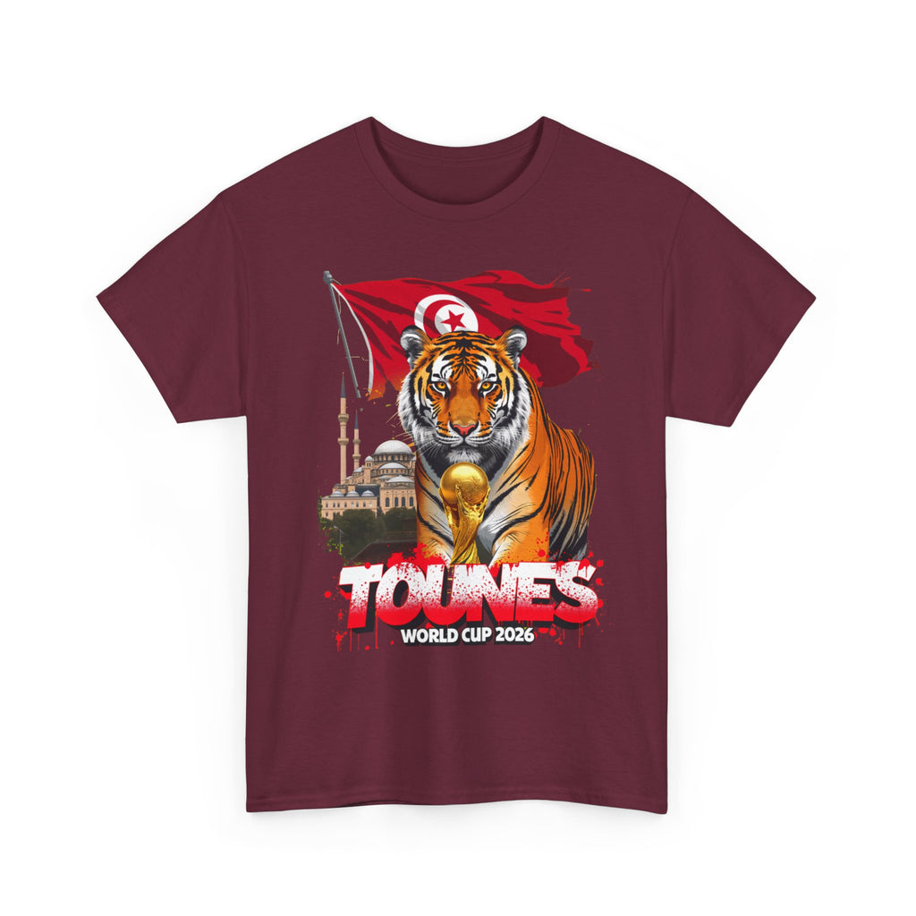 Tunisia 2026 FIFA World Cup T-Shirt | Carthage Eagles Fan Gift | Tunisie Football Tee | Unisex Graphic Tee