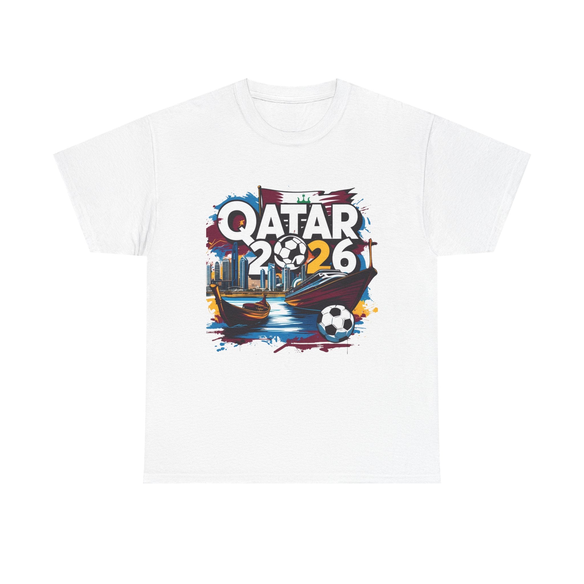 Qatar 2026 FIFA World Cup T-Shirt | Qatari Soccer Fan Gift | Football Tee | Unisex