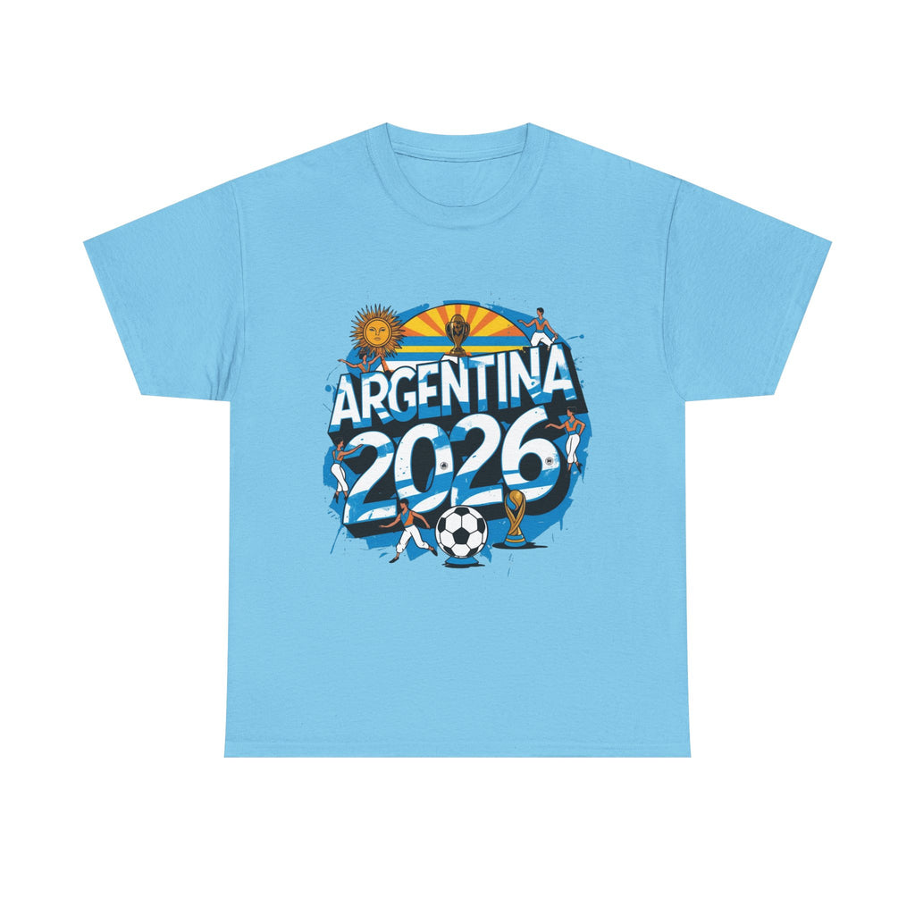 Argentina 2026 FIFA World Cup T-Shirt | Messi Fan Gift | Albiceleste Soccer Tee | Unisex