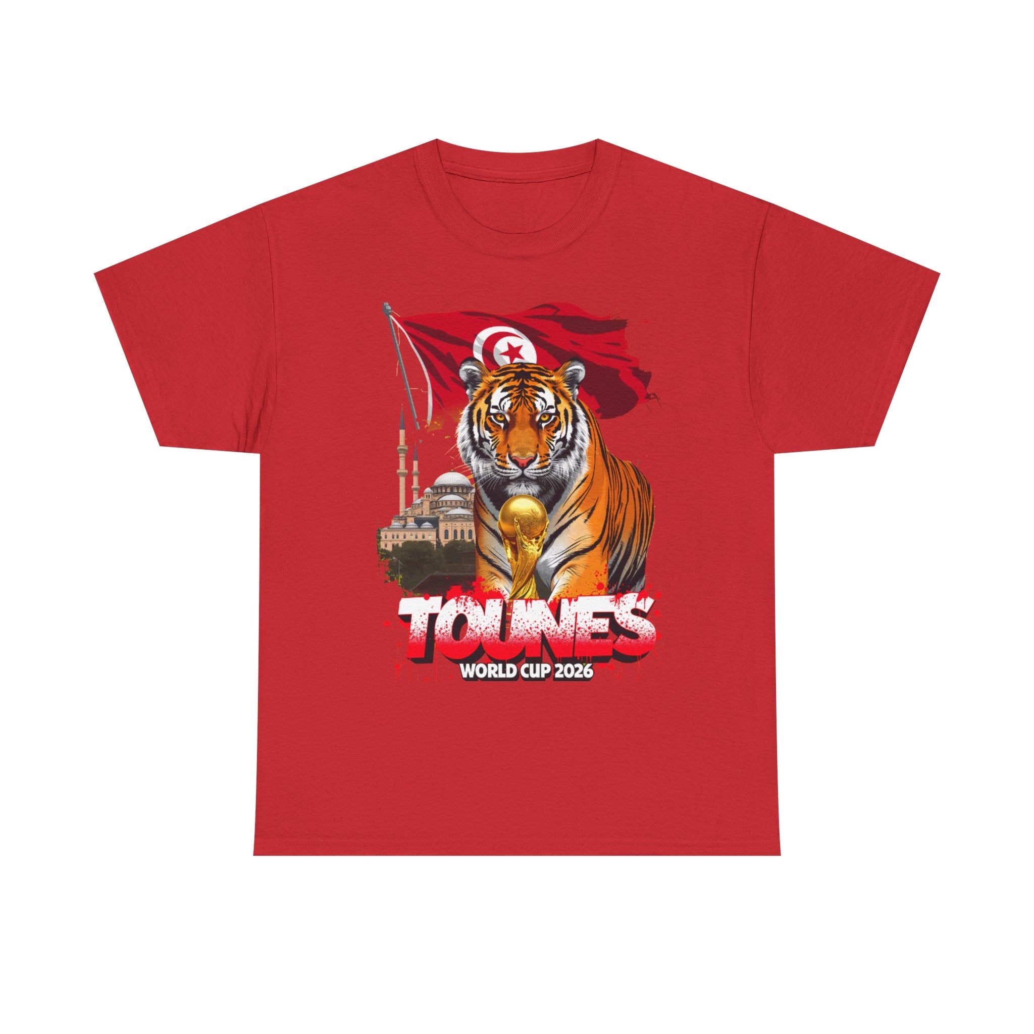 Tunisia 2026 FIFA World Cup T-Shirt | Carthage Eagles Fan Gift | Tunisie Football Tee | Unisex Graphic Tee