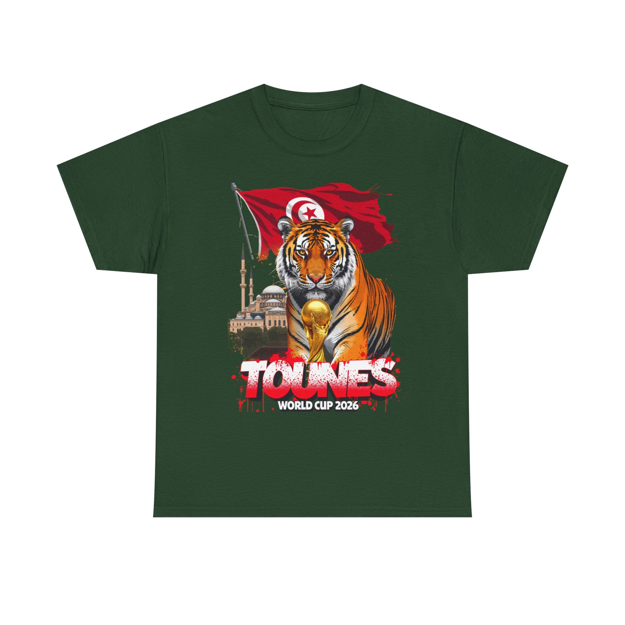 Tunisia 2026 FIFA World Cup T-Shirt | Carthage Eagles Fan Gift | Tunisie Football Tee | Unisex Graphic Tee