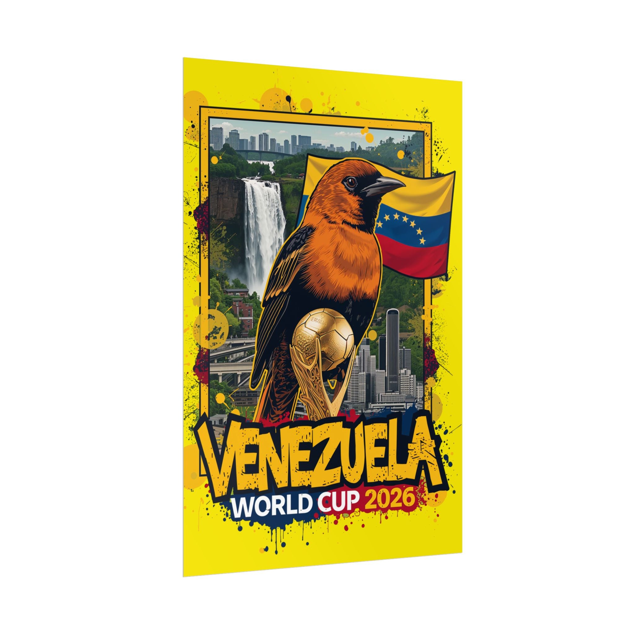 Venezuela World Cup 2026 Poster — Football/Selección Fan Art
