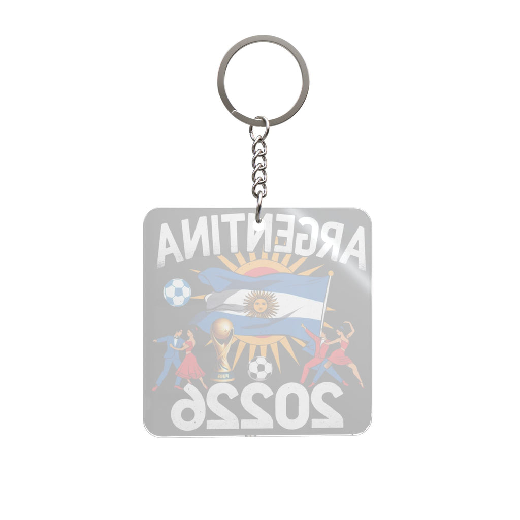 World Cup 2026 Argentina Keychain Football Fan Gift Soccer Key Ring
