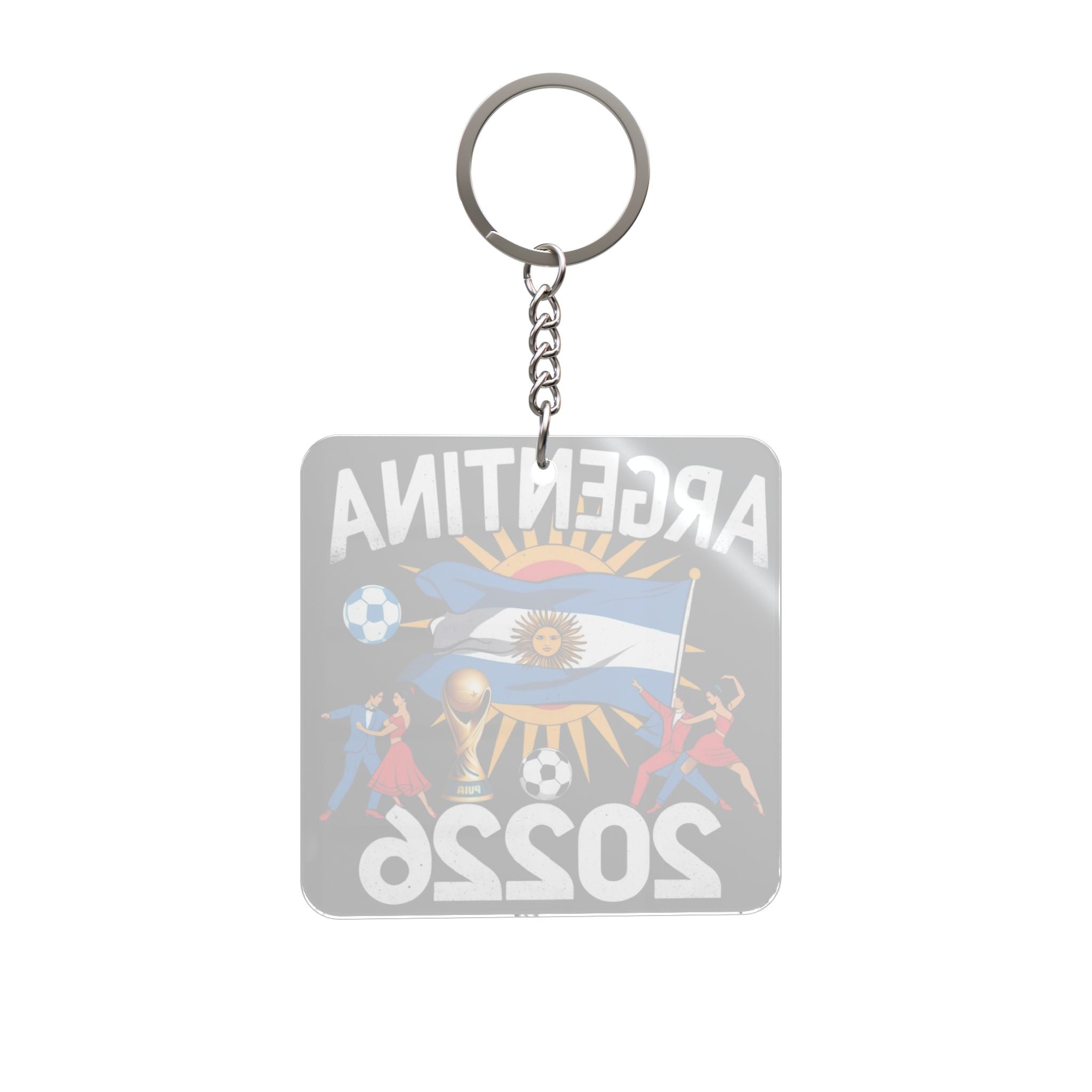 World Cup 2026 Argentina Keychain Football Fan Gift Soccer Key Ring