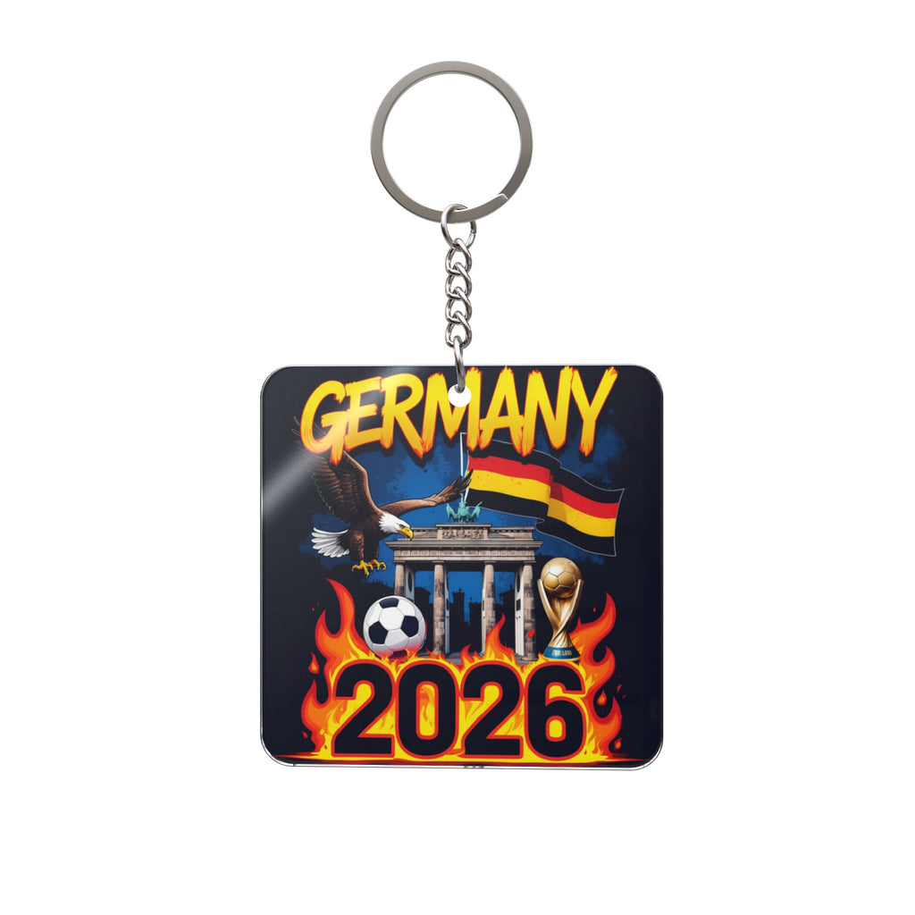 World Cup 2026 Germany Keychain Football Fan Gift Soccer Key Ring