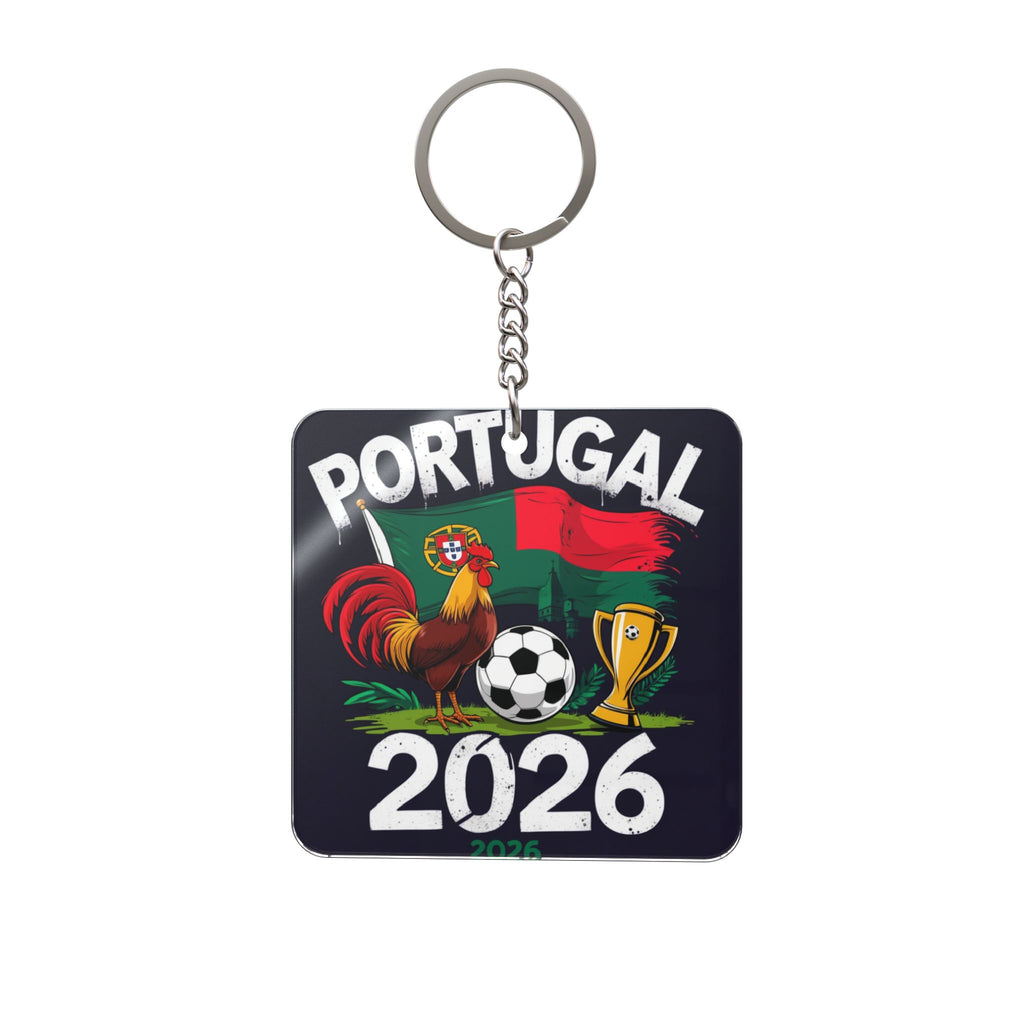 World Cup 2026 Portugal Keychain Football Fan Gift Soccer Key Ring