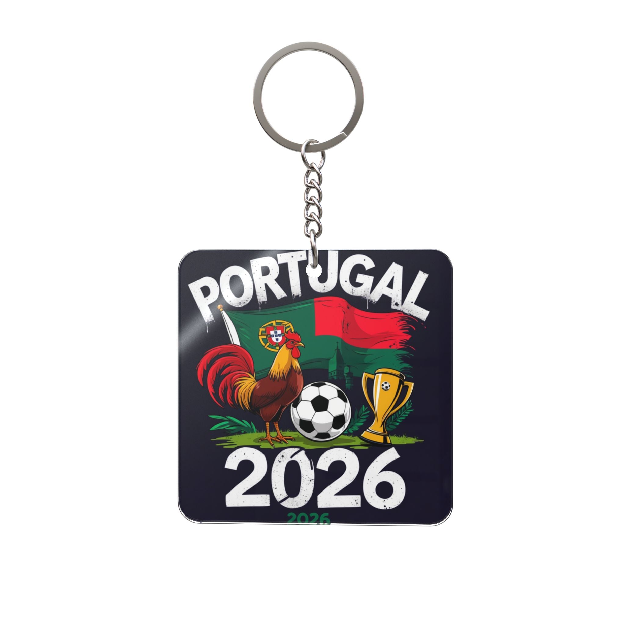 World Cup 2026 Portugal Keychain Football Fan Gift Soccer Key Ring