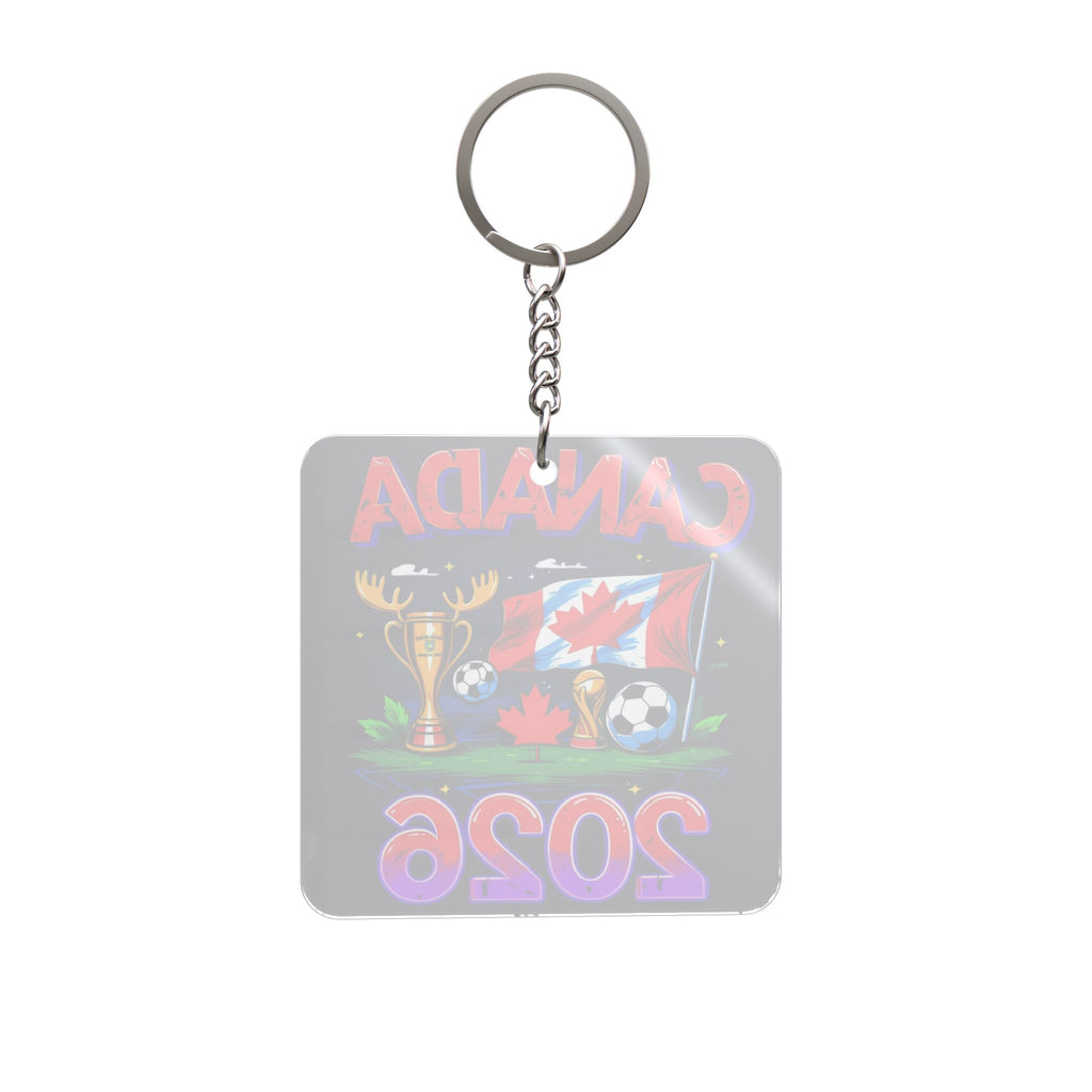 World Cup 2026 Canada Keychain Football Fan Gift Soccer Key Ring