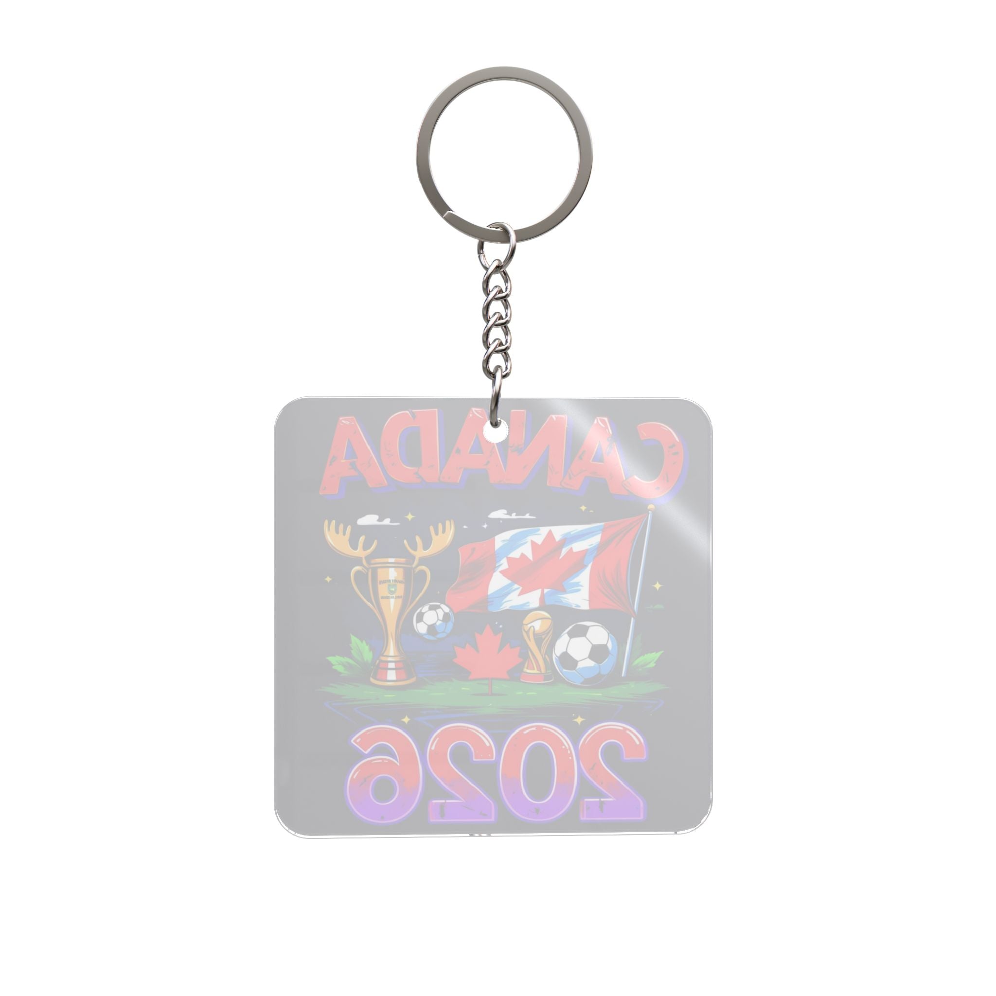 World Cup 2026 Canada Keychain Football Fan Gift Soccer Key Ring