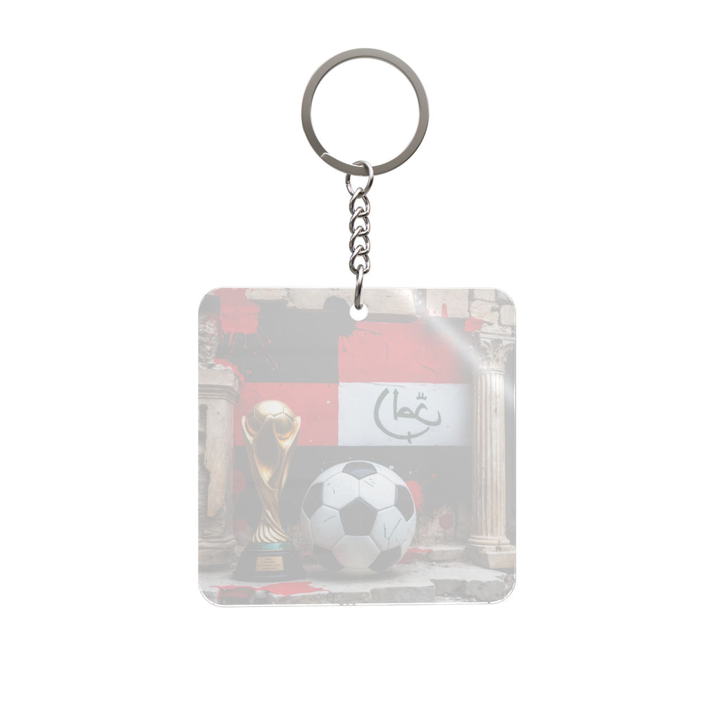 World Cup 2026 Iraq Keychain Football Fan Gift Soccer Key Ring