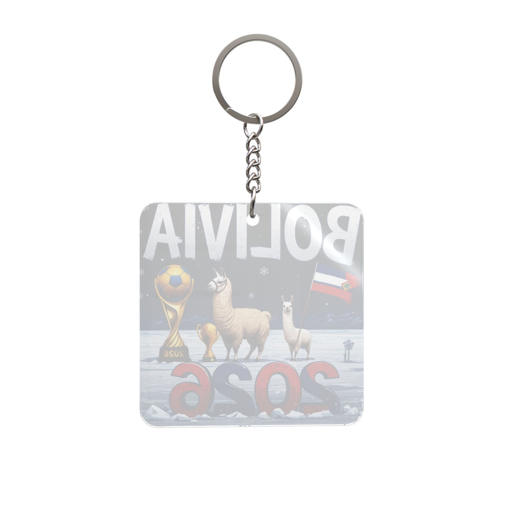 World Cup 2026 Bolivia Keychain Football Fan Gift Soccer Key Ring